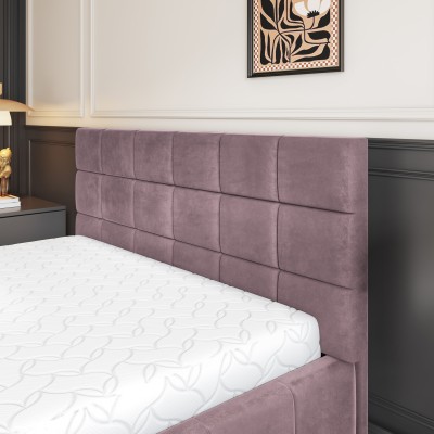 Łóżko Tapicerowane VERTO – Tkanina pluszowa – kolor: Kronos