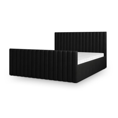 Łóżko Tapicerowane CANOVA – Tkanina pluszowa – kolor: Kronos