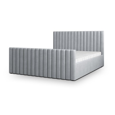 Łóżko Tapicerowane CANOVA – Tkanina pluszowa – kolor: Paros