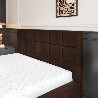 Łóżko Tapicerowane VERTO – Tkanina pluszowa – kolor: Kronos