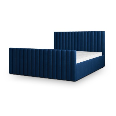 Łóżko Tapicerowane CANOVA – Tkanina pluszowa – kolor: Kronos