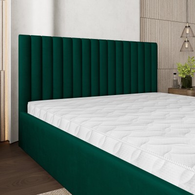 Łóżko Tapicerowane CANOVA – Tkanina pluszowa – kolor: Kronos