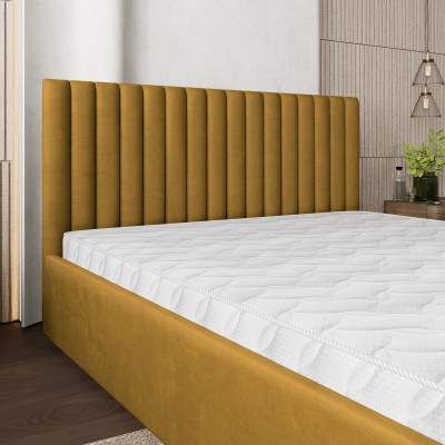 Łóżko Tapicerowane CANOVA – Tkanina pluszowa – kolor: Kronos