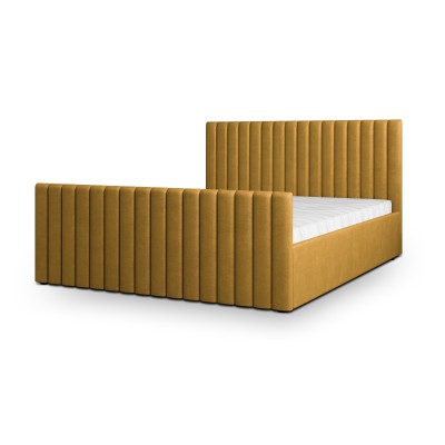 Łóżko Tapicerowane CANOVA – Tkanina pluszowa – kolor: Kronos