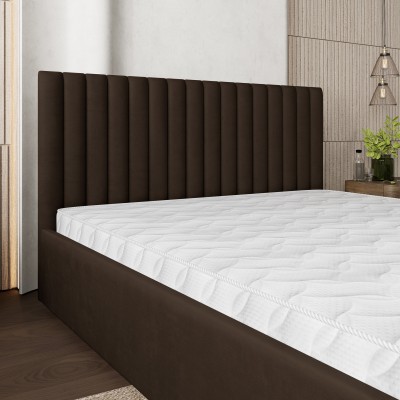 Łóżko Tapicerowane CANOVA – Tkanina pluszowa – kolor: Kronos