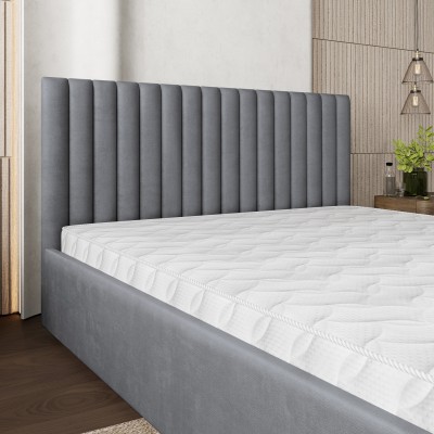 Łóżko Tapicerowane CANOVA – Tkanina pluszowa – kolor: Kronos