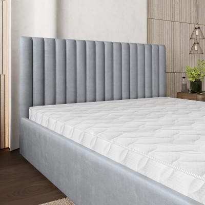 Łóżko Tapicerowane CANOVA – Tkanina pluszowa – kolor: Paros