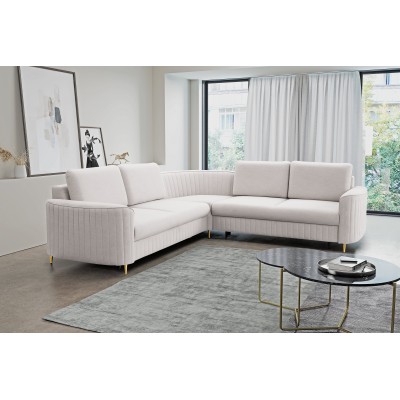 Narożnik VELA - Tkanina welurowa