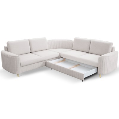 Narożnik VELA - Tkanina welurowa