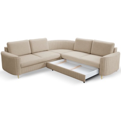 Narożnik VELA - Tkanina welurowa