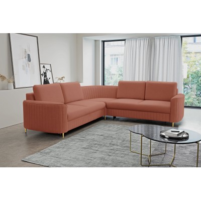 Narożnik VELA - Tkanina welurowa