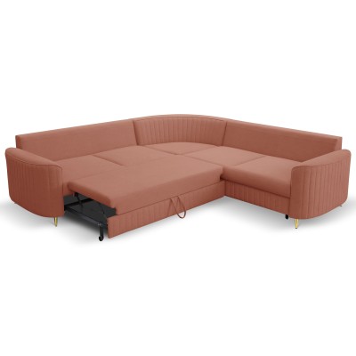 Narożnik VELA - Tkanina welurowa