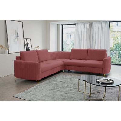 Narożnik VELA - Tkanina welurowa