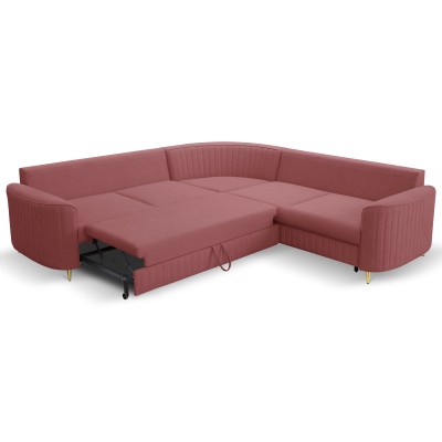 Narożnik VELA - Tkanina welurowa