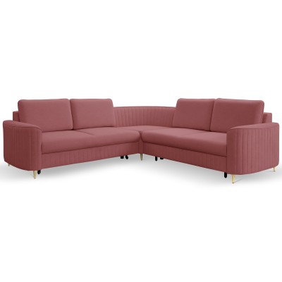 Narożnik VELA - Tkanina welurowa