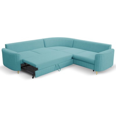 Narożnik VELA - Tkanina welurowa