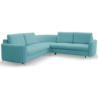 Narożnik VELA - Tkanina welurowa