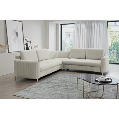 Narożnik VELA - Tkanina welurowa