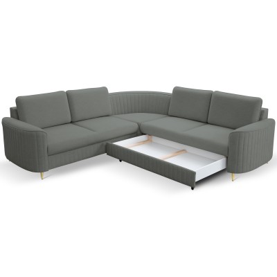 Narożnik VELA - Tkanina welurowa