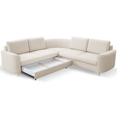 Narożnik VELA - Tkanina welurowa