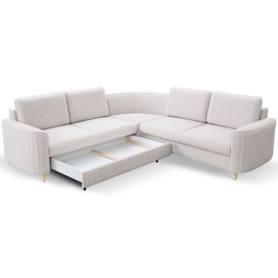 Narożnik VELA - Tkanina welurowa