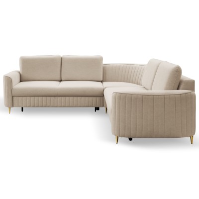 Narożnik VELA - Tkanina welurowa