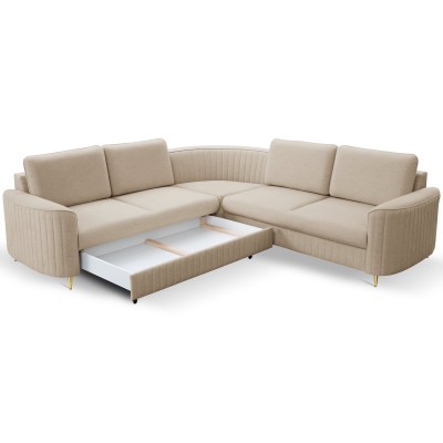 Narożnik VELA - Tkanina welurowa