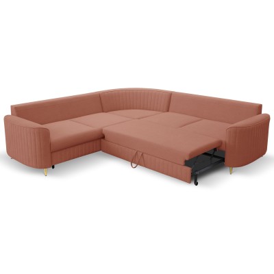 Narożnik VELA - Tkanina welurowa