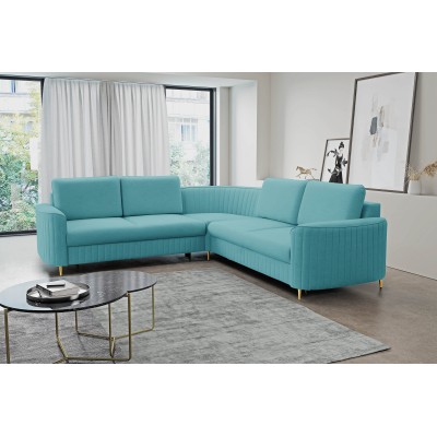 Narożnik VELA - Tkanina welurowa