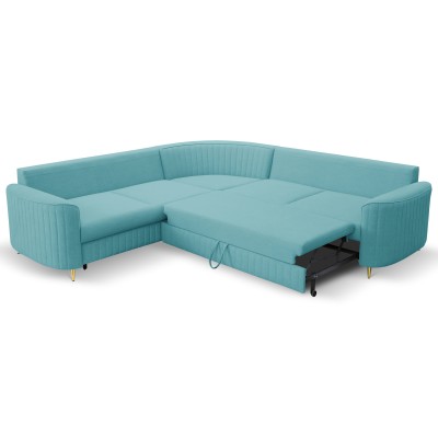 Narożnik VELA - Tkanina welurowa