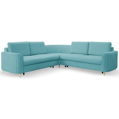 Narożnik VELA - Tkanina welurowa