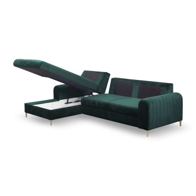 Narożnik VERONA - Tkanina welurowa