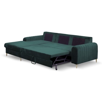 Narożnik VERONA - Tkanina welurowa