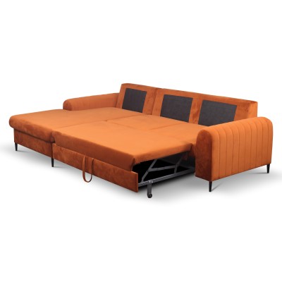 Narożnik VERONA - Tkanina welurowa