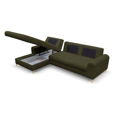 Narożnik VERONA - Tkanina plecionka