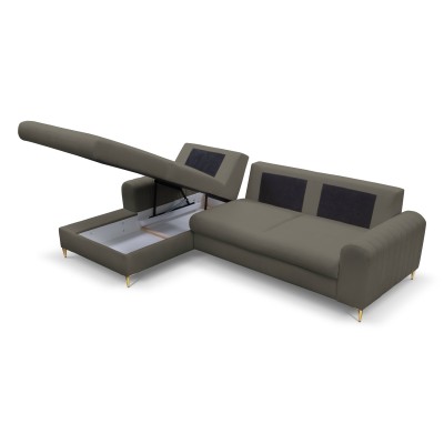 Narożnik VERONA - Tkanina plecionka