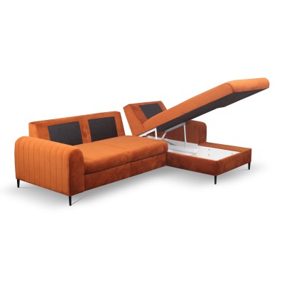 Narożnik VERONA - Tkanina welurowa