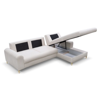 Narożnik VERONA - Tkanina plecionka