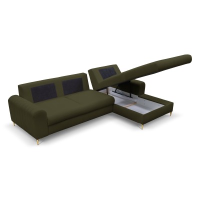 Narożnik VERONA - Tkanina plecionka