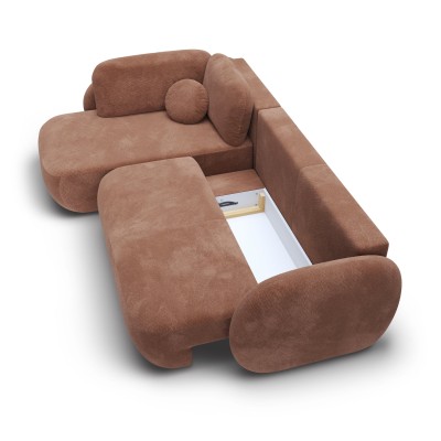 Narożnik AMICO - Tkanina plecionka