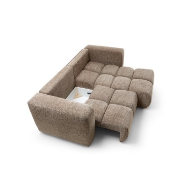 Narożnik ARTE - Tkanina szenilowa