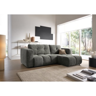 Narożnik ARTE - Tkanina szenilowa