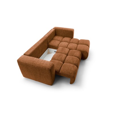 Narożnik ARTE - Tkanina szenilowa