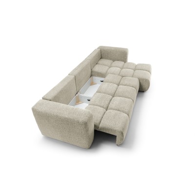 Narożnik ARTE - Tkanina szenilowa