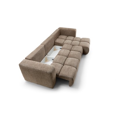 Narożnik ARTE - Tkanina szenilowa