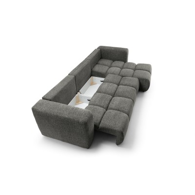 Narożnik ARTE - Tkanina szenilowa