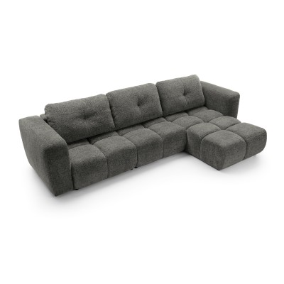 Narożnik ARTE - Tkanina szenilowa