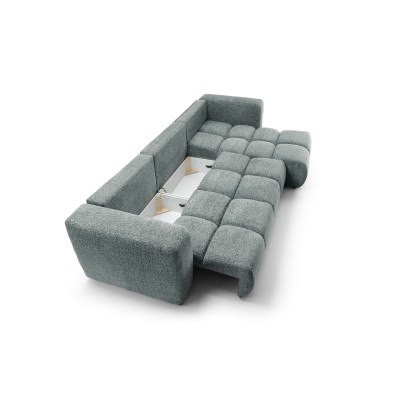 Narożnik ARTE - Tkanina szenilowa