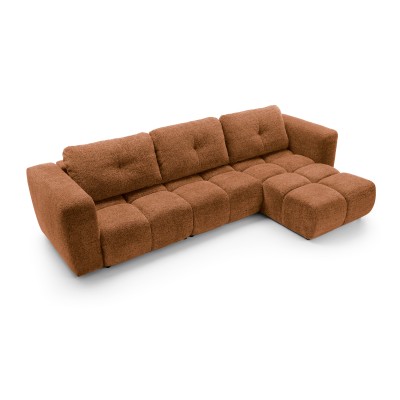 Narożnik ARTE - Tkanina szenilowa