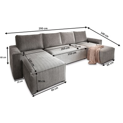 Narożnik ASPRA POSO 130 do Salonu